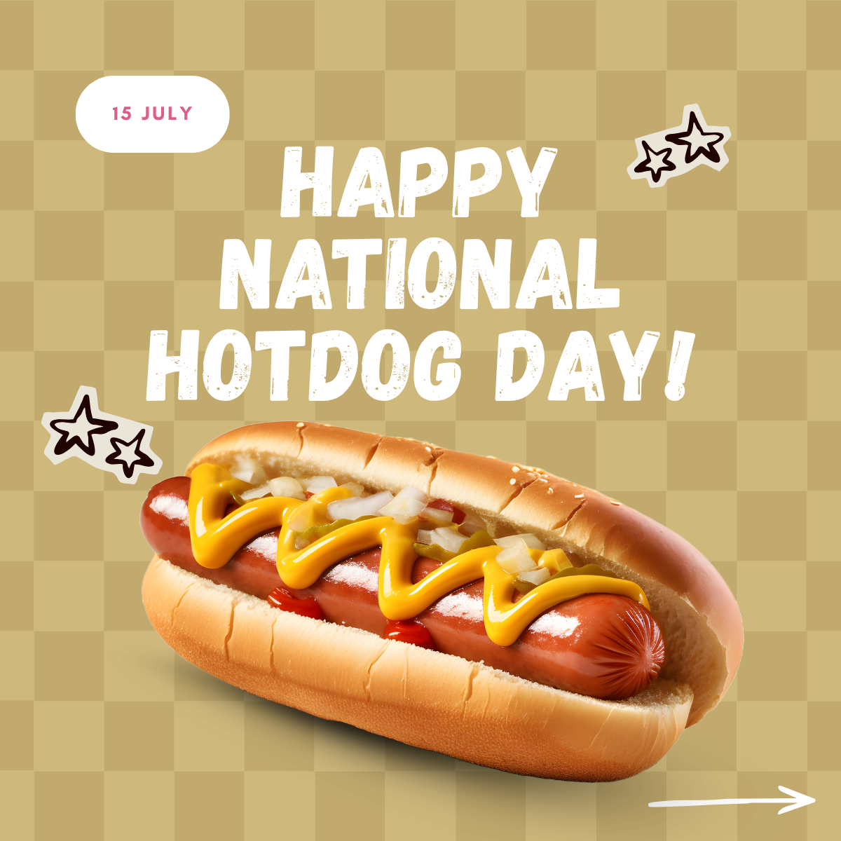 National Hotdog Day cover graphic